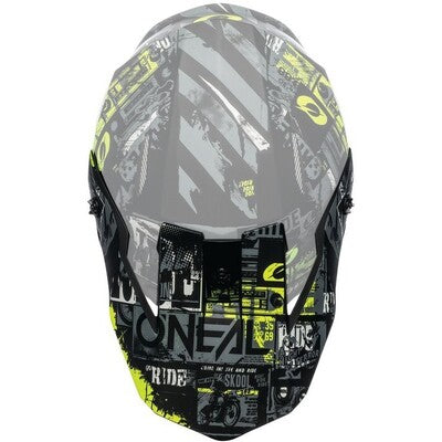 #Oneal 22 3SRS S/P-Helm Peak Ride BLK/N-YEL Adult