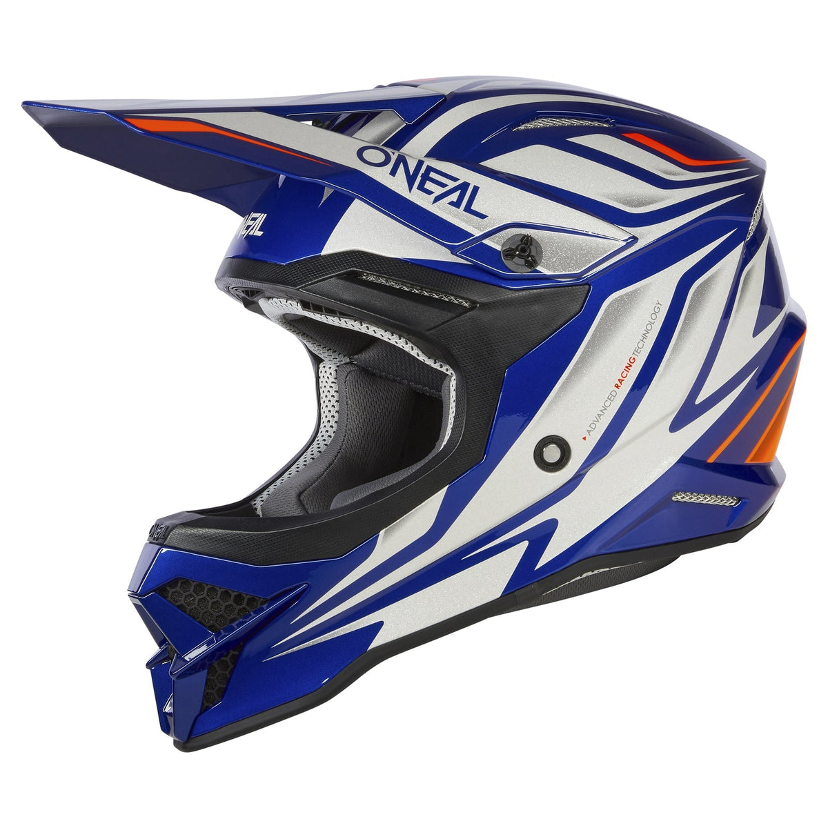 ONEAL 3SRS HELM VERTICAL - BLU/WHT (XS)