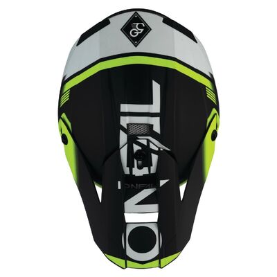 #Oneal 20 10SRS Helm S/P Peak BLUR BLK/N-YEL