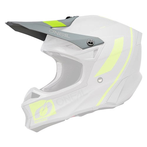 #Oneal 23 10SRS S/P-Helm Peak Flow V.23 GRY/N-YEL