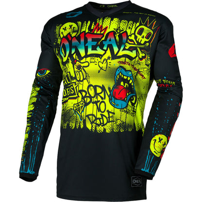 Oneal 27 Element Youth Jsy Rancid - Blk/n-Yel