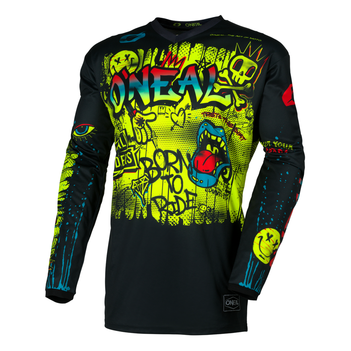 Oneal 27 Element Youth Jsy Rancid - Blk/n-Yel