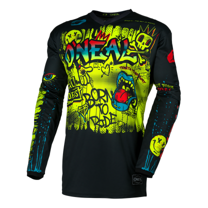 Oneal 27 Element Youth Jsy Rancid - Blk/n-Yel