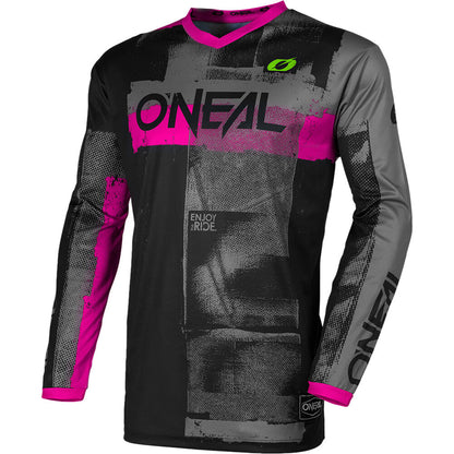 ONEAL ELEMENT GIRLS JSY ROLLER V.26 - BLACK/PINK (XL)