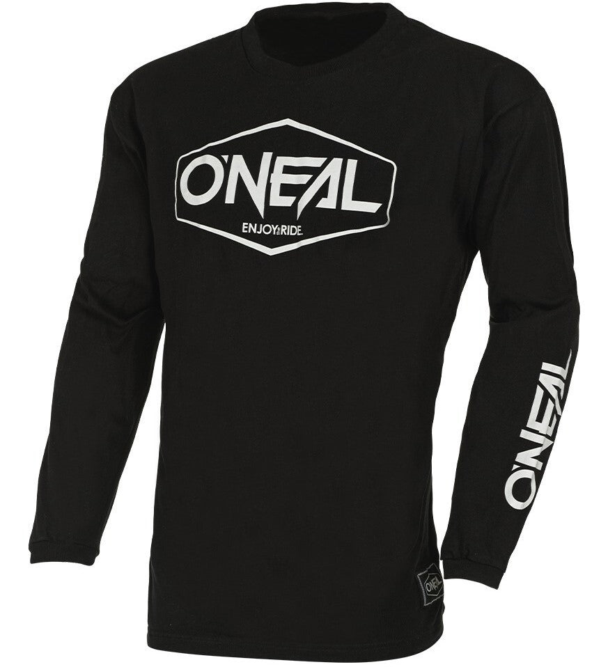 Oneal Element Cotton Youth Jsy Hexx - Blk/wht