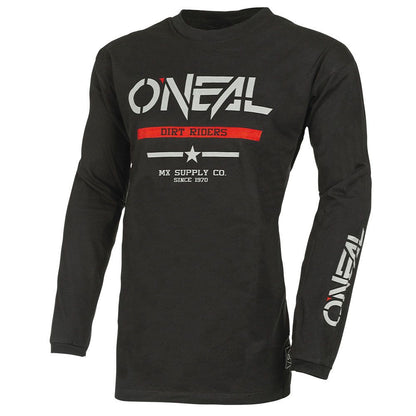 Oneal Element Cotton Youth Jsy Squadron - Blk/gry