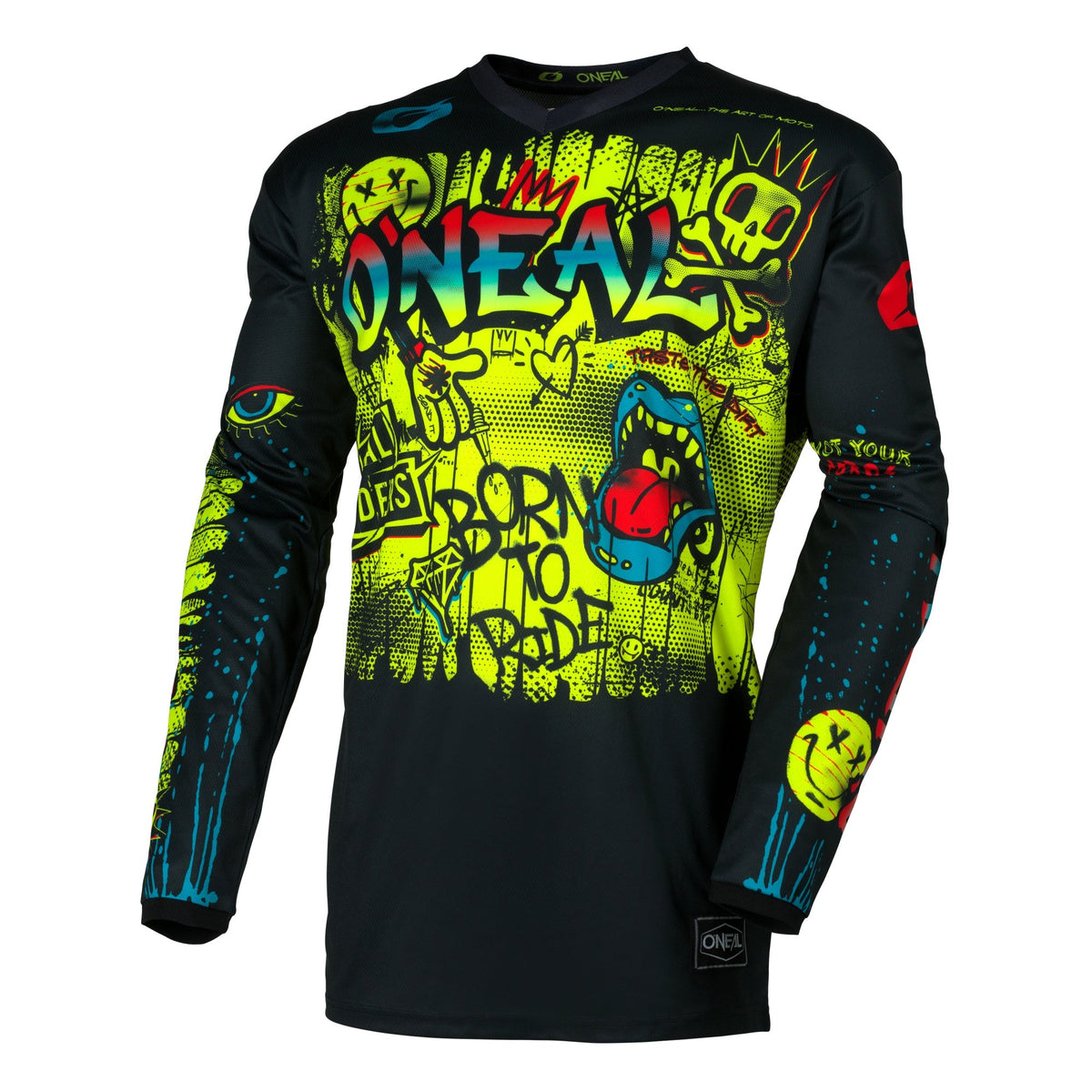 Oneal 27 Element Youth Jsy Rancid - Blk/n-Yel