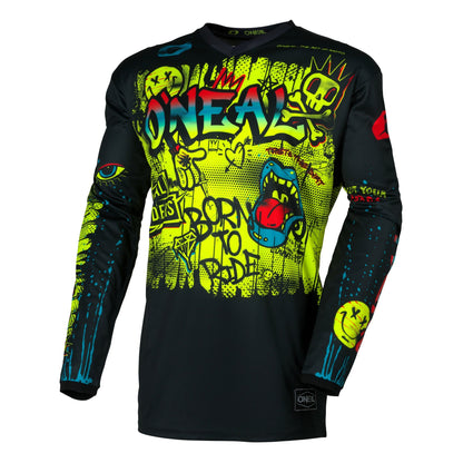 Oneal 27 Element Youth Jsy Rancid - Blk/n-Yel