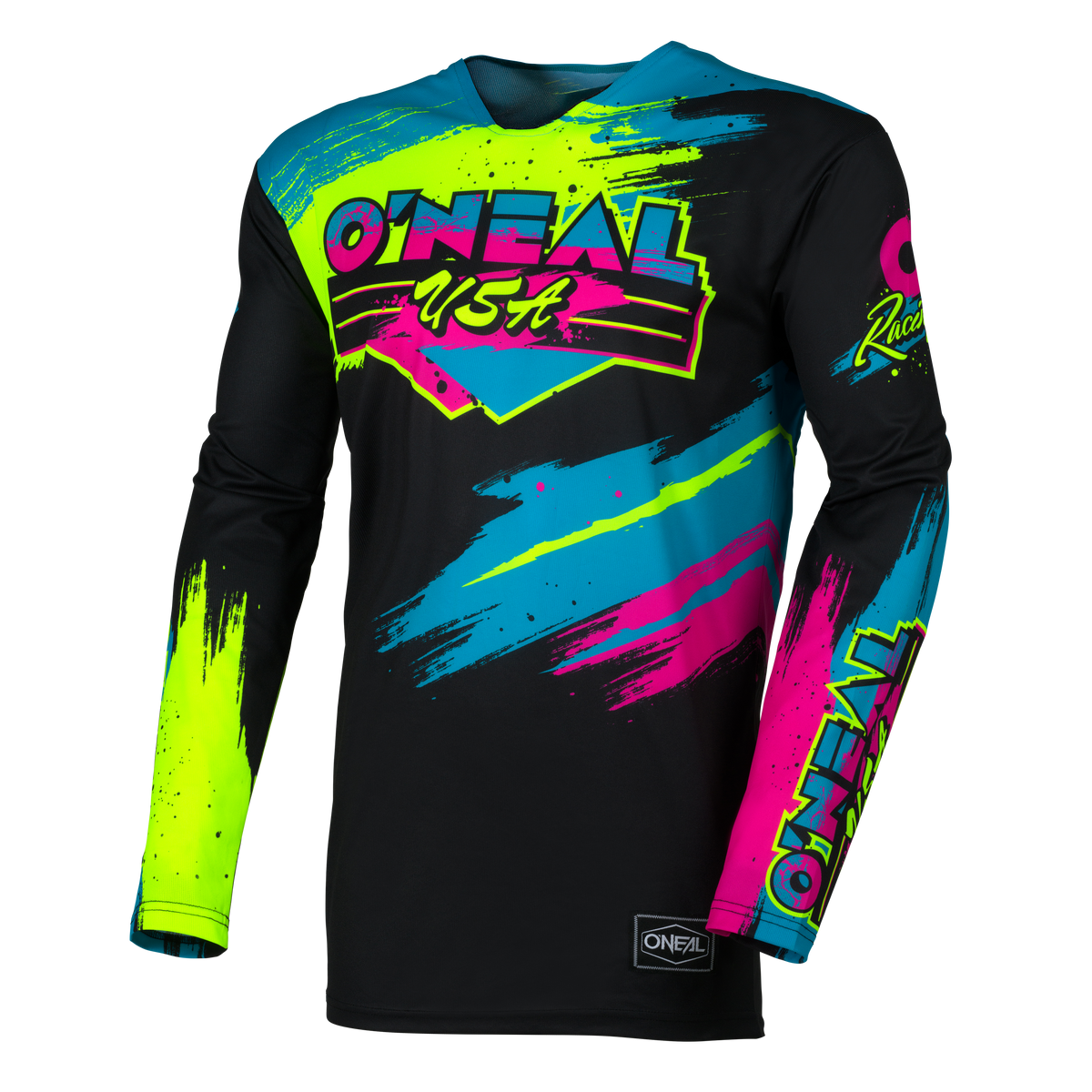 ONEAL MAYHEM JSY RESEDA V.26 - BLACK/NEON YELLOW (LG)