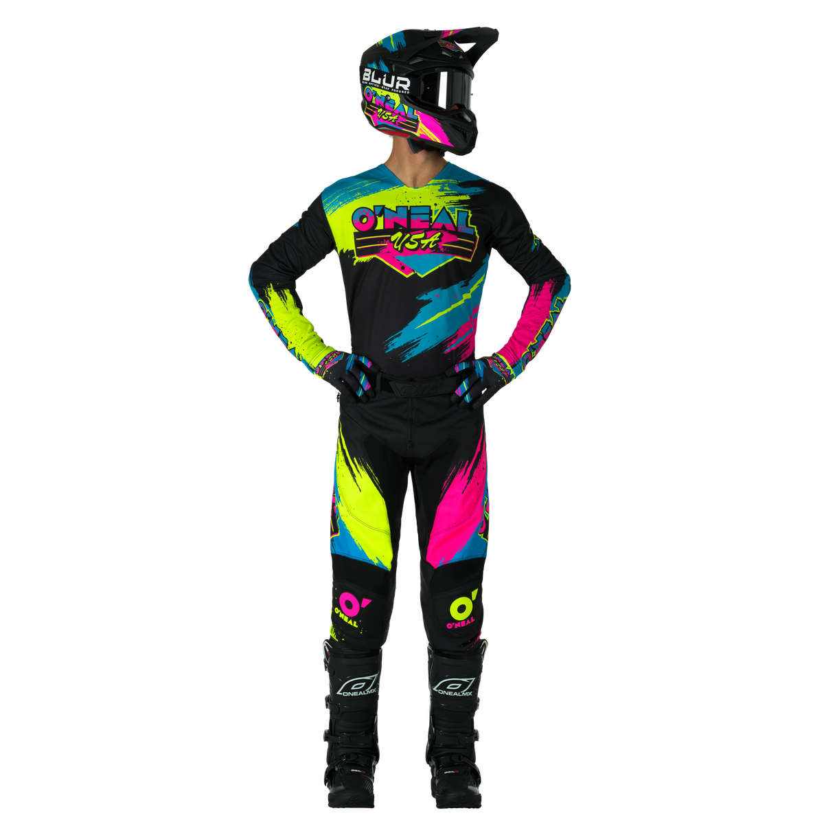 Oneal Mayhem Pant Reseda V.26 - Black/neon Yellow
