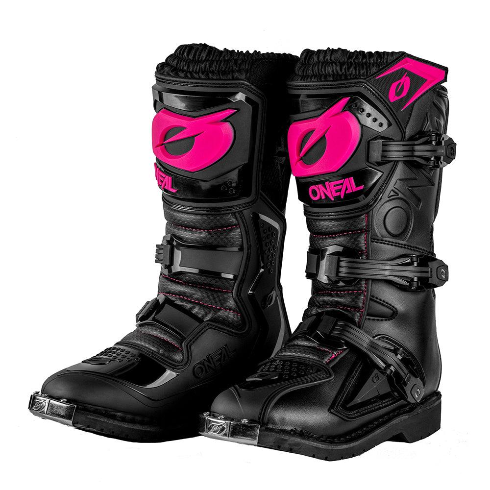 ONEAL RIDER PRO LADIES BOOTS BLK/PINK (05)