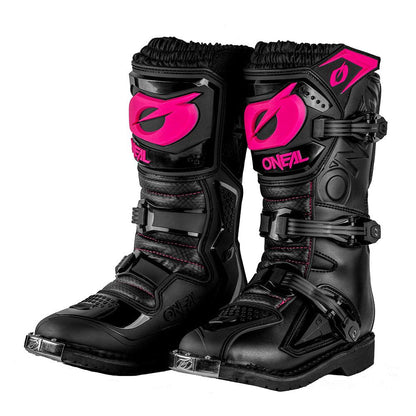 ONEAL RIDER PRO LADIES BOOTS BLK/PINK (05)