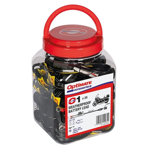 Optimate Weatherproof Battery Lead (SAE) JAR 20PCS