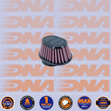 DNA FILTERS RUBBER TOP OVAL CLAMP ON 54mm INLET 50mm LENGTH AIR FILTER - OV-5400-SHORT