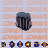 DNA FILTERS RUBBER TOP OVAL CLAMP ON 54mm INLET 68mm LENGTH AIR FILTER - OV-5400