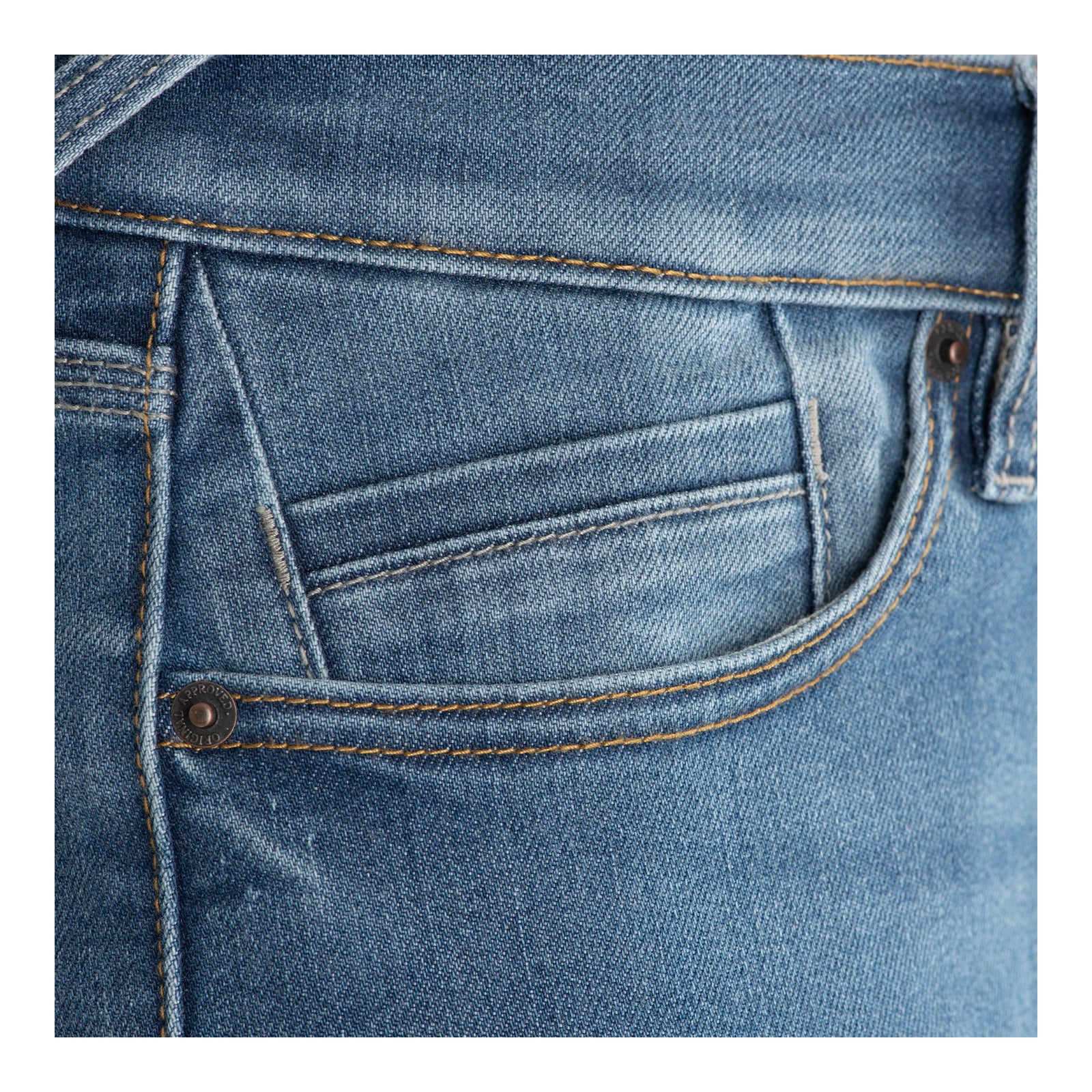 Oxford AA Mens Slim Jean - Mid Blue (Regular)