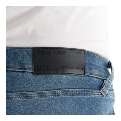 Oxford AA Mens Slim Jean - Mid Blue (Regular)