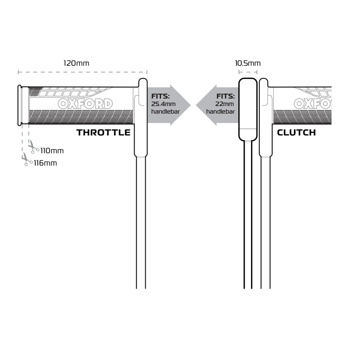 Oxford HotGrips Advanced Integrated Touring