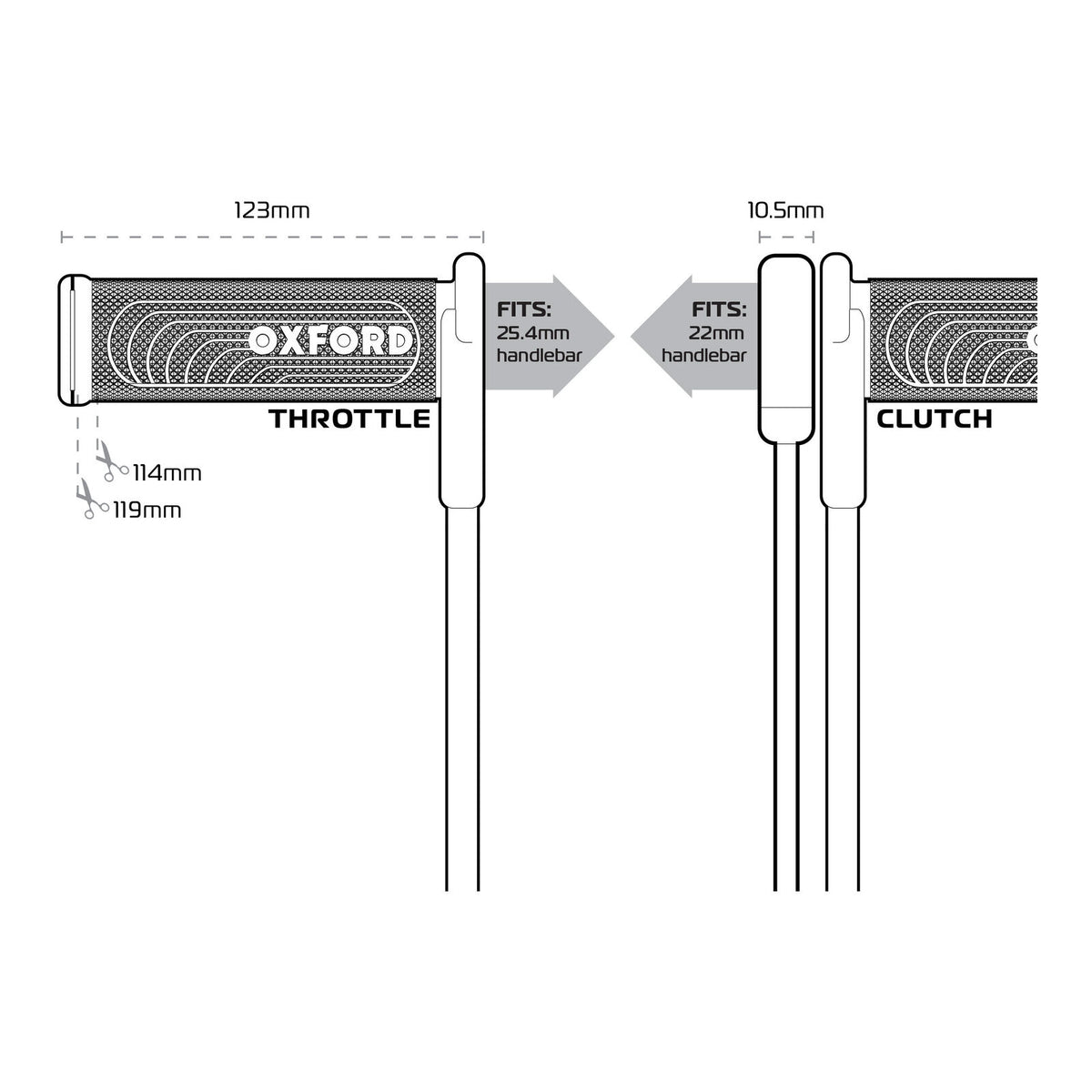 Oxford Hotgrips Advanced Integrated Sport