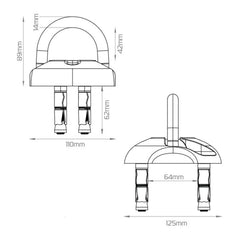 OXFORD ANCHOR FLAT - GROUND & WALL OXFORD ANCHOR KIT