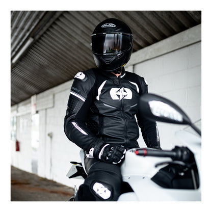 Oxford Nexus 1.0 Leather MS Jacket - Stealth Black