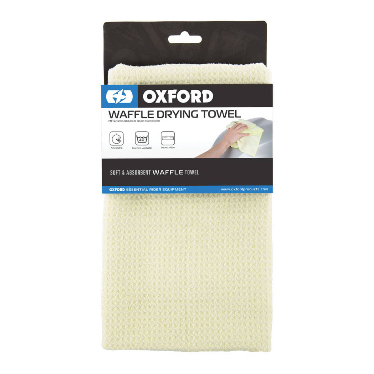 Oxford Waffle Drying Towel 80x40cm - Yellow