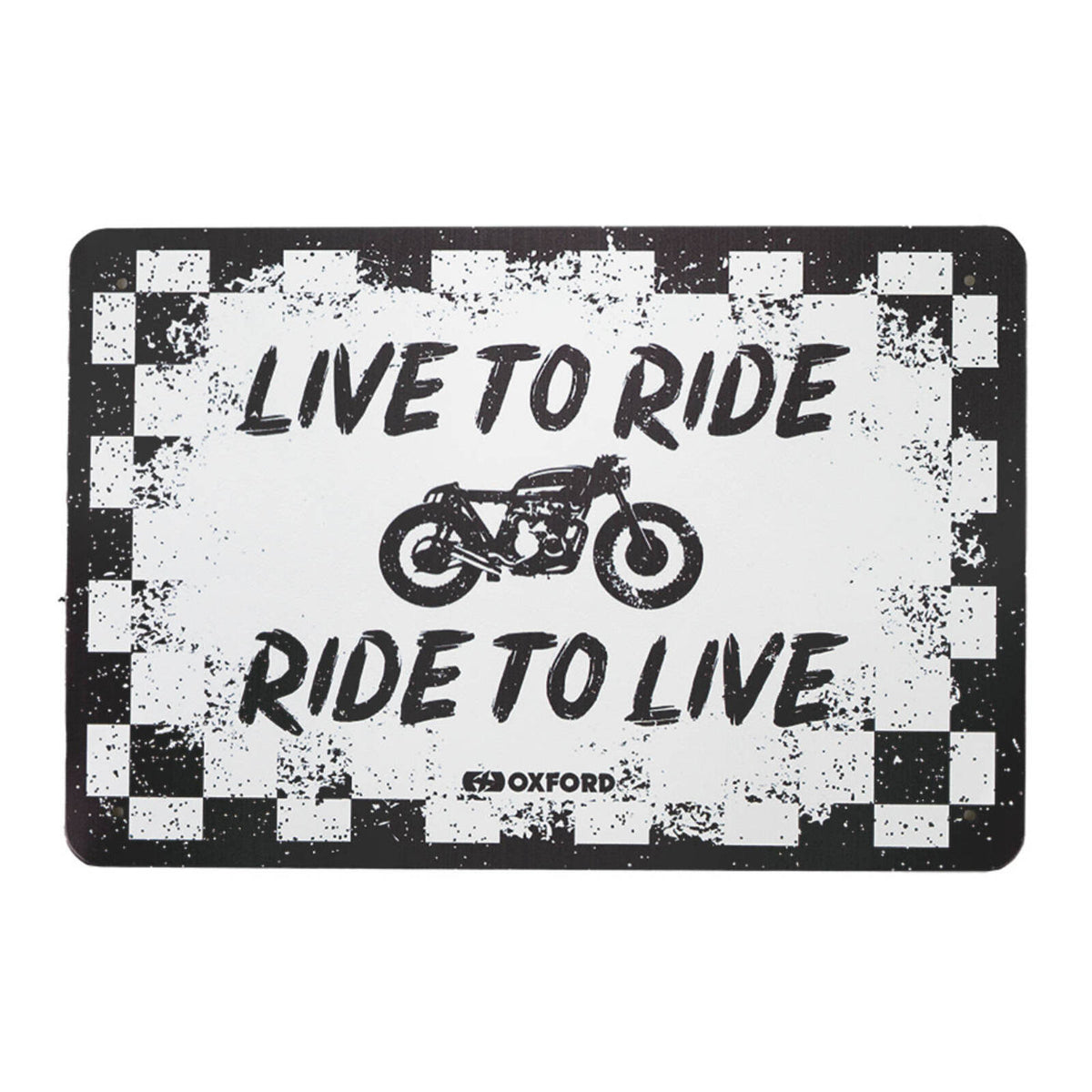 Oxford Garage Metal Sign: Ride