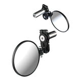 Oxford Fold Away Mirror Black 76mm Diameter
