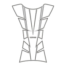 Oxford Sheer Arrow Tank Pad - Silver