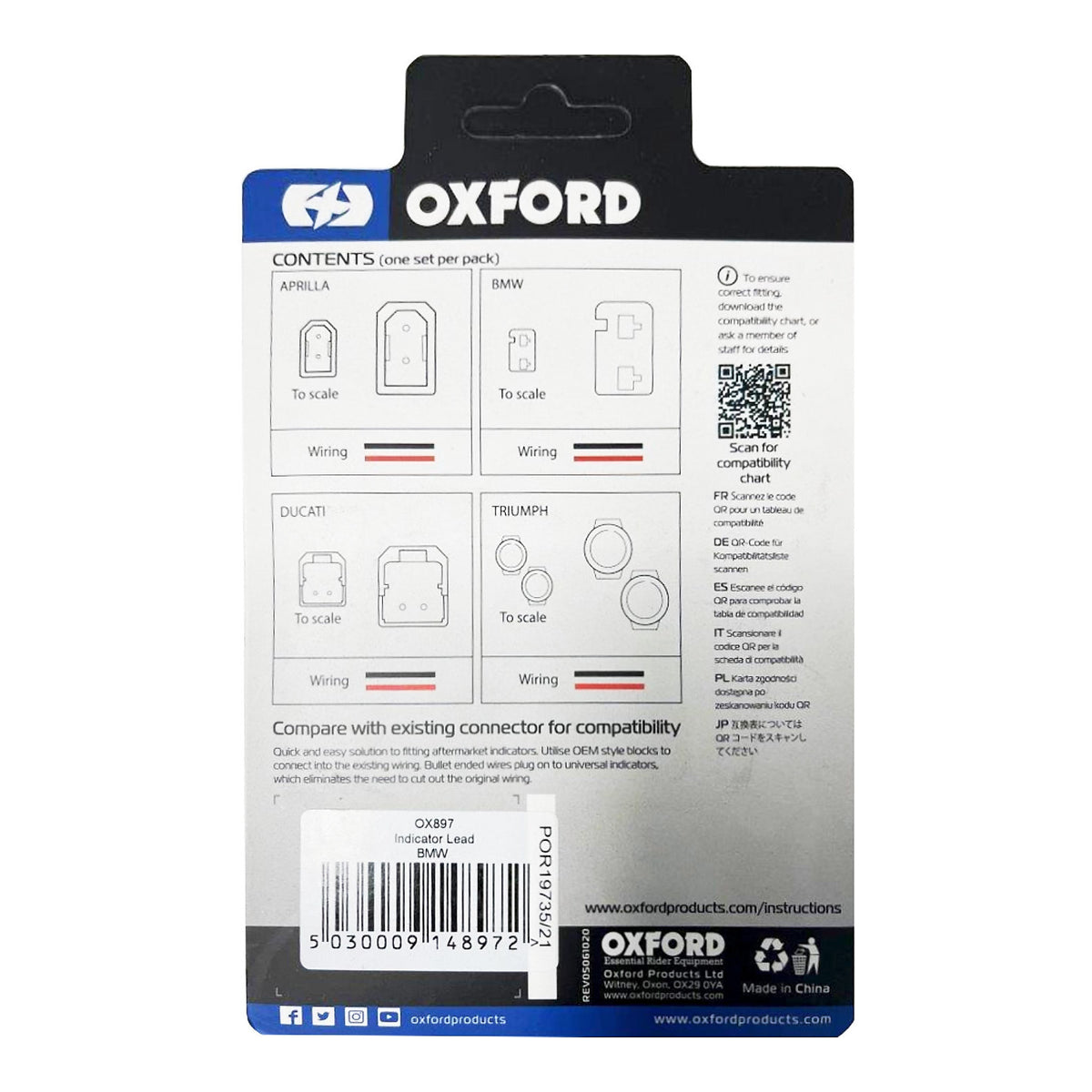 Oxford Indicator Leads BMW
