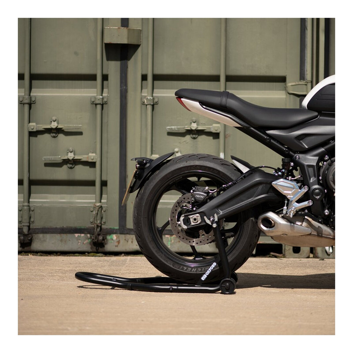 Oxford Black Rear Paddock Stand (with L & U lifters)