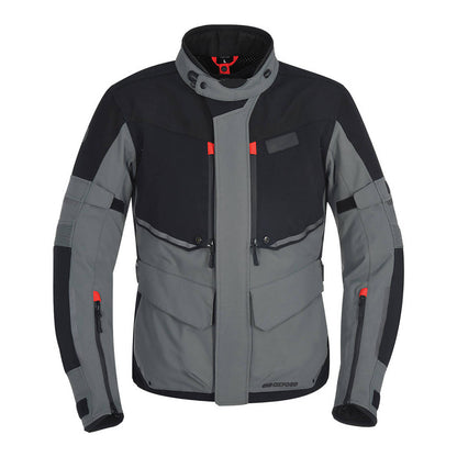 Oxford Mondial Laminate Jacket - Black / Grey