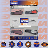 NSC 110 (DIO) 11-14 - DNA AIR FILTER - P-H1SC12-01