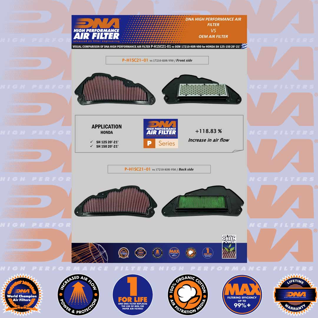 SH 150 17-21 - DNA AIR FILTER - P-H1SC21-01