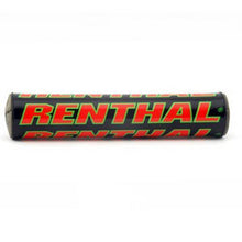 RENTHAL SX BAR PAD 10 INCH 240mm BLK/RED/GRN - GRY FOAM (P272)