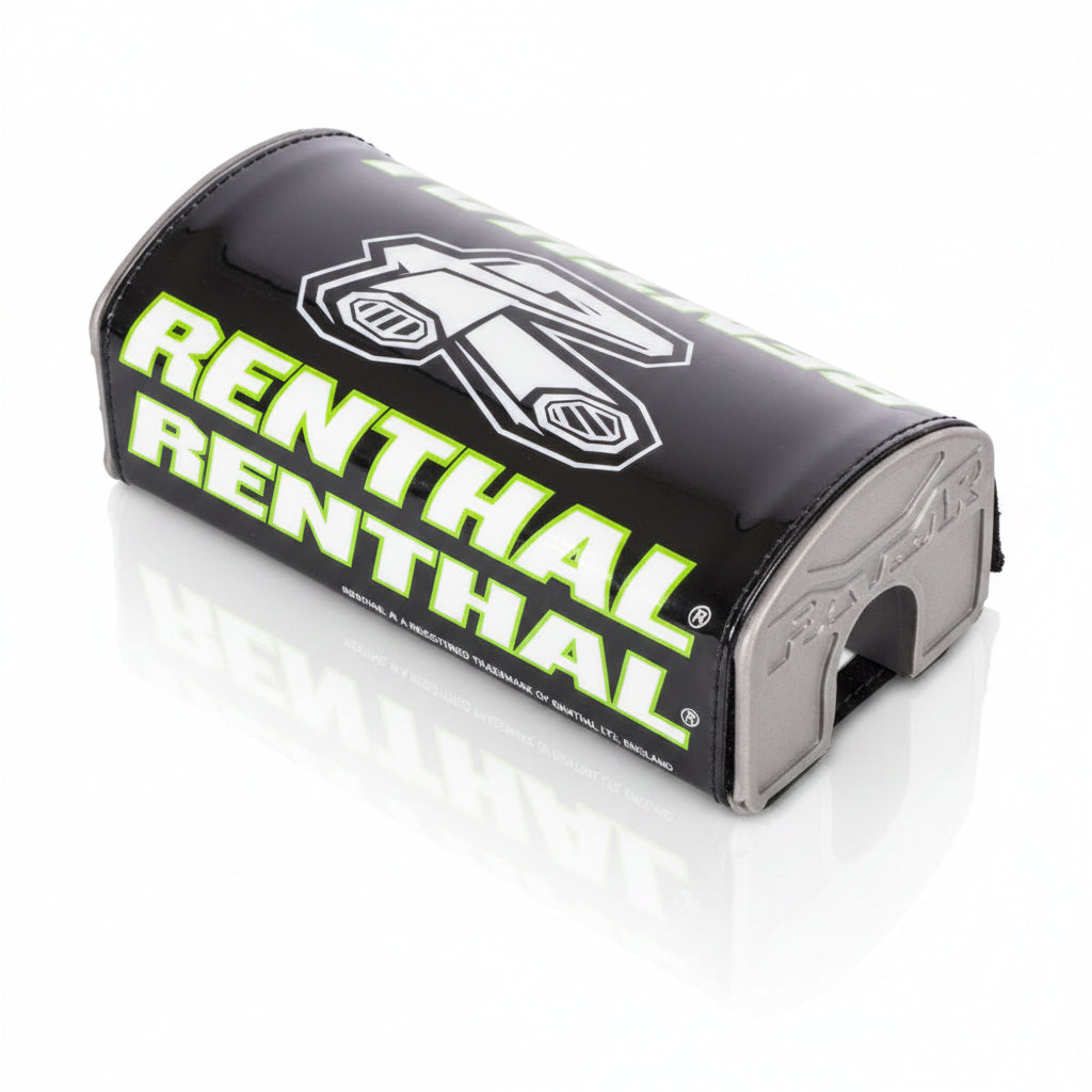 RENTHAL FATBAR BAR PAD BLK/GRN/WHT - GRY FOAM (P318)