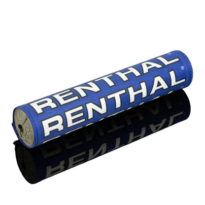 RENTHAL SX BAR PAD VINTAGE 10 INCH 240mm BLU/BLK/WHT - GRY FOAM (P349)