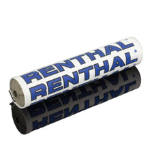 RENTHAL SX BAR PAD VINTAGE 10 INCH 240mm WHT/BLK/BLU - GRY FOAM (P350)