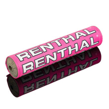 RENTHAL SX BAR PAD VINTAGE 10 INCH 240mm PNK/BLK/WHT - GRY FOAM (P356)