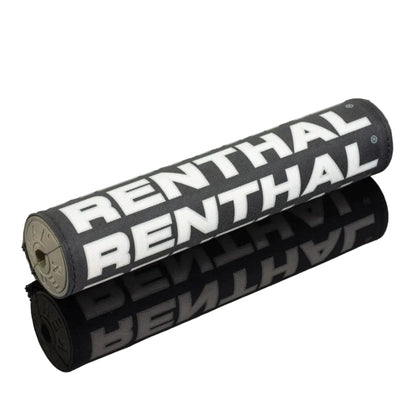 RENTHAL SX BAR PAD VINTAGE 10 INCH 240mm BLK/SIL/WHT - GRY FOAM (P359)