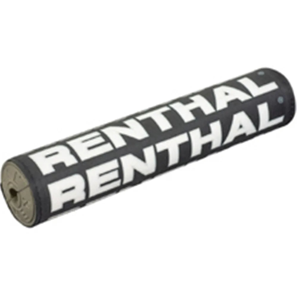 RENTHAL SX BAR PAD VINTAGE 10 INCH 240mm BLK/SIL/WHT - GRY FOAM (P359)