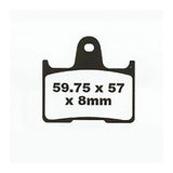 Premier Brake Pads - P Organic Standard