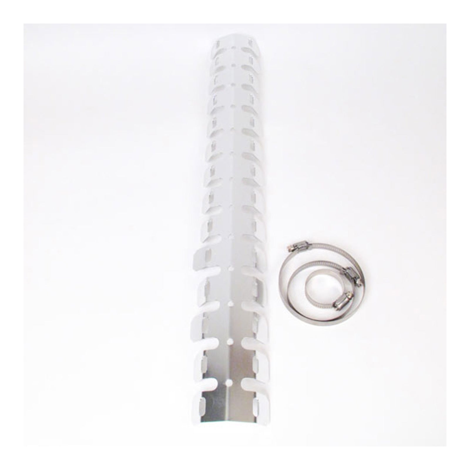 Whites Head Pipe Guard with Clamp - Silver