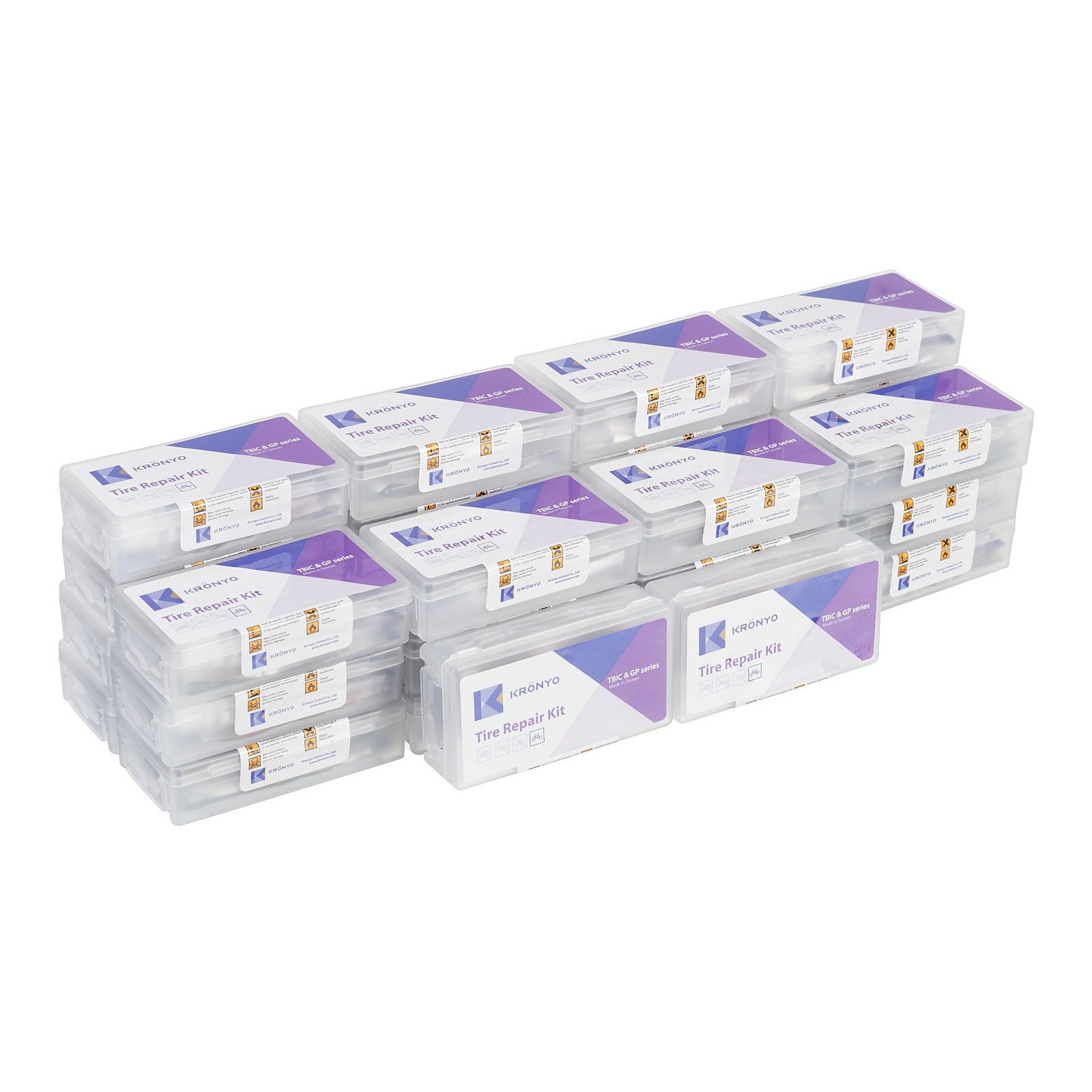 Kronyo Tyre Repair Kit - Small Emergency Kit / 30pcs - Box - PKTBIC21