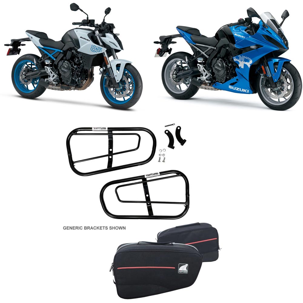 Bonneville Pannier Kit GSX-8S 23-25 & GSX-8R 24-25 *NO L-BRACKETS REQUIRED* - PSSU0111424