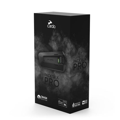 Cardo Packtalk Pro Motorcycle Mesh Intercom - Single