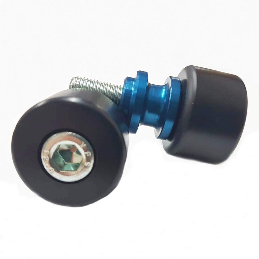 OGGY KNOBBS REAR PICK UP SPOOLS WITH PROTECTOR - M10 x 1.25 BLUE - PUP10BLU