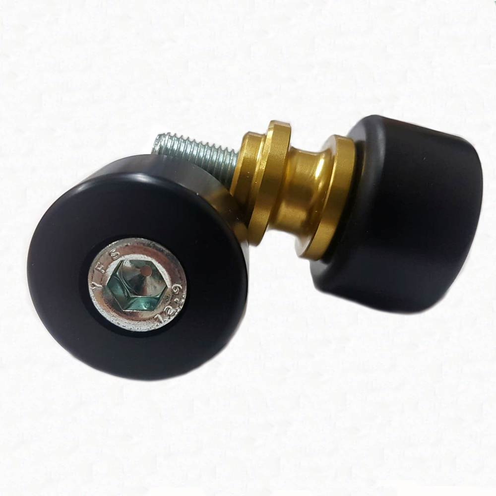 OGGY KNOBBS REAR PICK UP SPOOLS WITH PROTECTOR - M10 x 1.25 GOLD - PUP10GLD