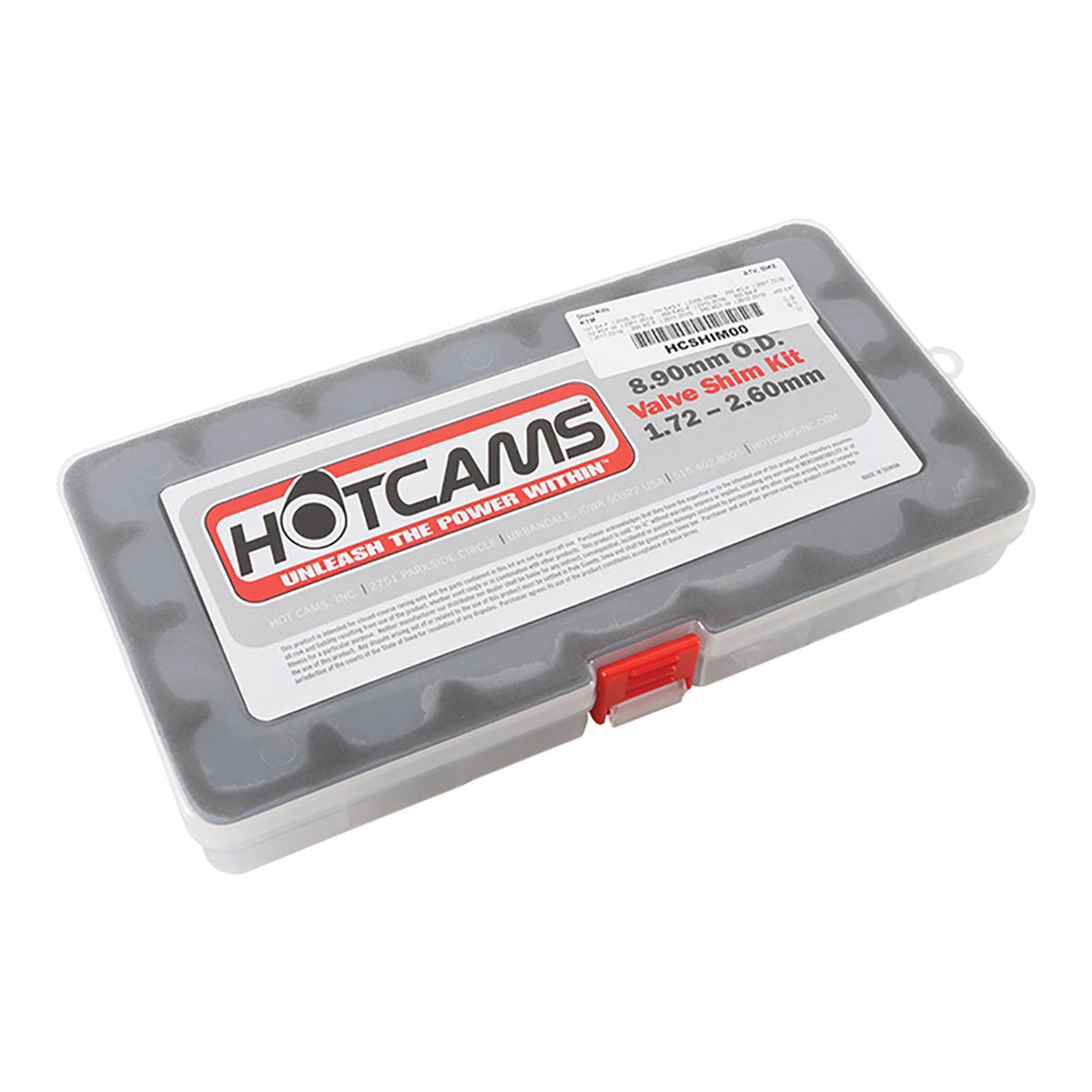 HOT CAM SHIM KIT 8.90mm (1.72mm-2.60mm in .04mm - 3 ea)