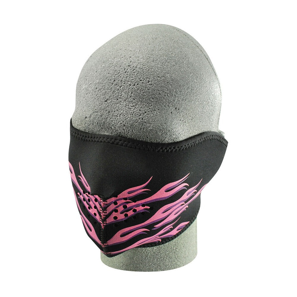 Neoprene Face Masks - Pink Flames